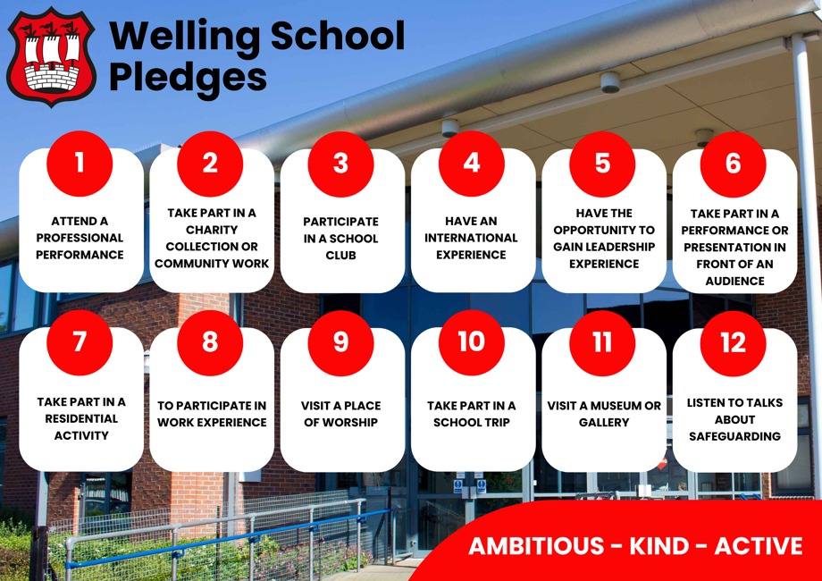 Welling School Pledges